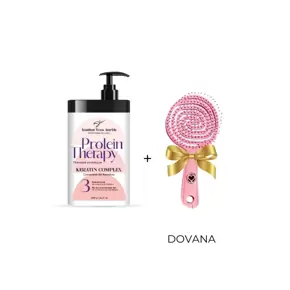 PROTEINŲ TERAPIJA PLAUKAMS (1000g) + DOVANA (plaukų šepetys)!